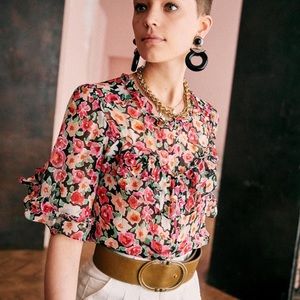 Sezane Fleurine blouse